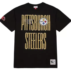 Men Mitchell & Ness T-Shirts & Tops-Team Og 2.0 Ss Tee Pittsburgh Steelers