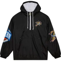 Men Mitchell & Ness Jackets & Outerwear-Team Og Anorak Windbreaker Philadelphia 76Ers