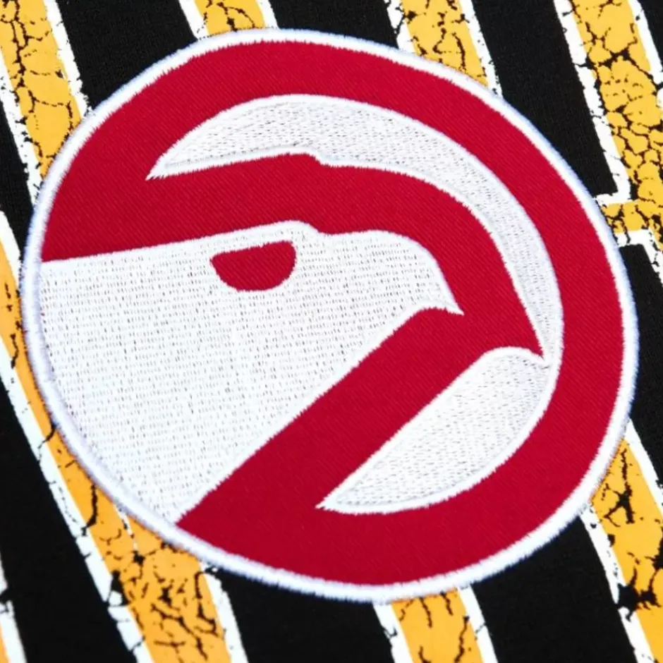 Men Mitchell & Ness Hoodies & Sweatshirts-Team Og Fleece 2.0 Atlanta Hawks