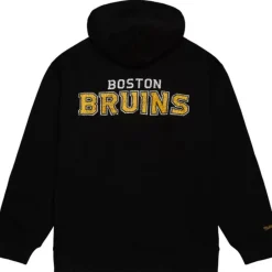 Men Mitchell & Ness Hoodies & Sweatshirts-Team Og Fleece 2.0 Boston Bruins