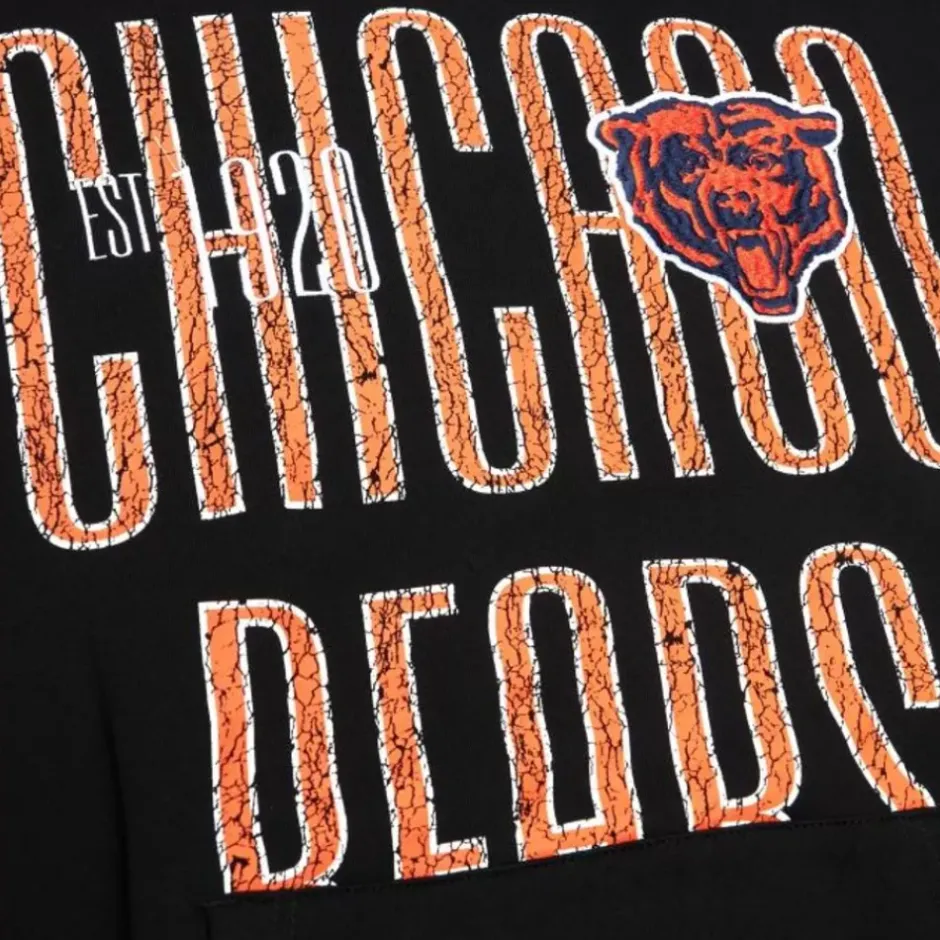 Men Mitchell & Ness Hoodies & Sweatshirts-Team Og Fleece 2.0 Chicago Bears