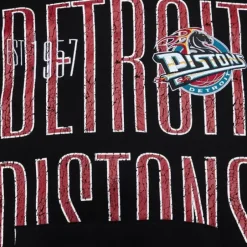 Men Mitchell & Ness Hoodies & Sweatshirts-Team Og Fleece 2.0 Detroit Pistons