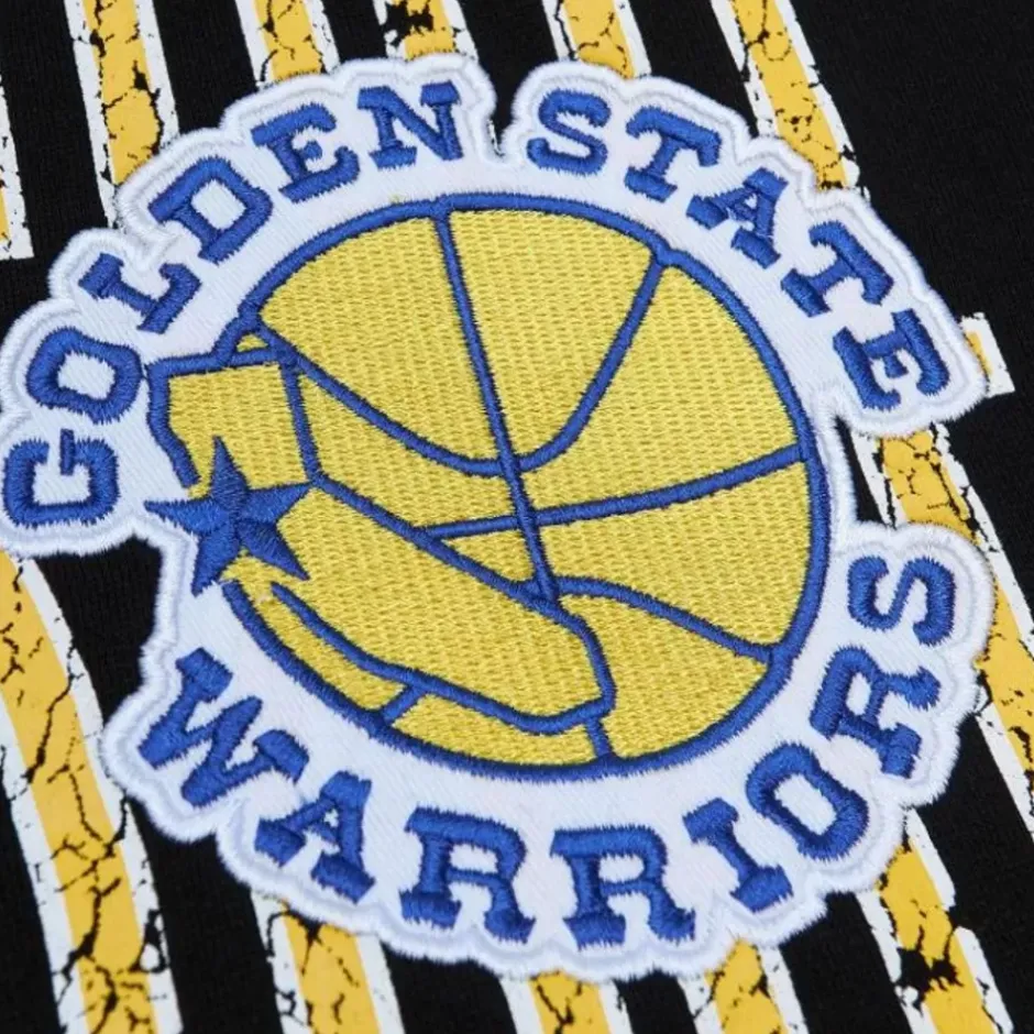 Men Mitchell & Ness Hoodies & Sweatshirts-Team Og Fleece 2.0 Golden State Warriors