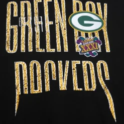 Men Mitchell & Ness Hoodies & Sweatshirts-Team Og Fleece 2.0 Green Bay Packers