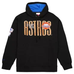 Men Mitchell & Ness Hoodies & Sweatshirts-Team Og Fleece 2.0 Houston Astros