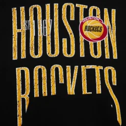 Men Mitchell & Ness Hoodies & Sweatshirts-Team Og Fleece 2.0 Houston Rockets