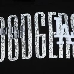 Men Mitchell & Ness Hoodies & Sweatshirts-Team Og Fleece 2.0 Los Angeles Dodgers