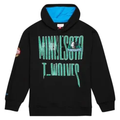 Men Mitchell & Ness Hoodies & Sweatshirts-Team Og Fleece 2.0 Minnesota Timberwolves