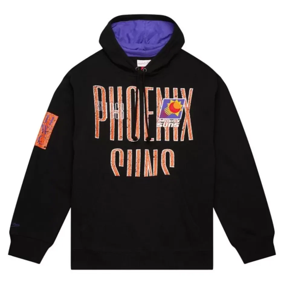 Men Mitchell & Ness Hoodies & Sweatshirts-Team Og Fleece 2.0 Phoenix Suns