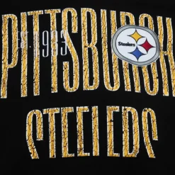 Men Mitchell & Ness Hoodies & Sweatshirts-Team Og Fleece 2.0 Pittsburgh Steelers