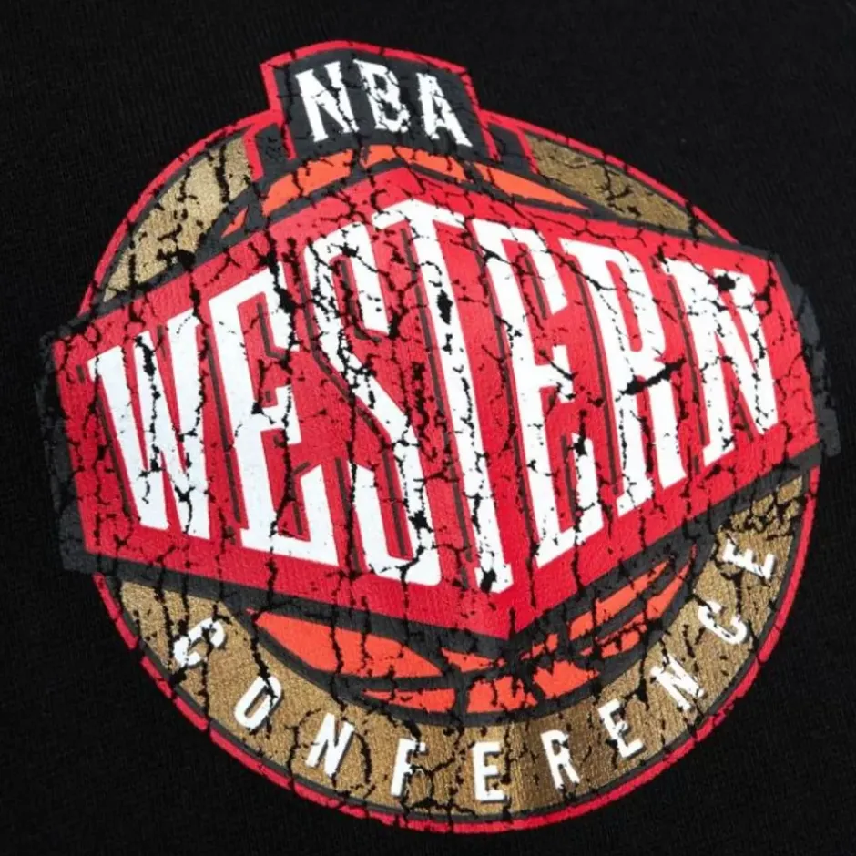 Men Mitchell & Ness Hoodies & Sweatshirts-Team Og Fleece 2.0 San Antonio Spurs