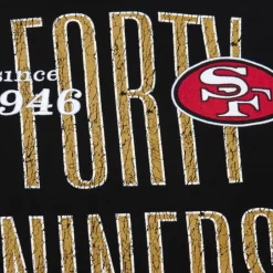 Men Mitchell & Ness Hoodies & Sweatshirts-Team Og Fleece 2.0 San Francisco 49Ers
