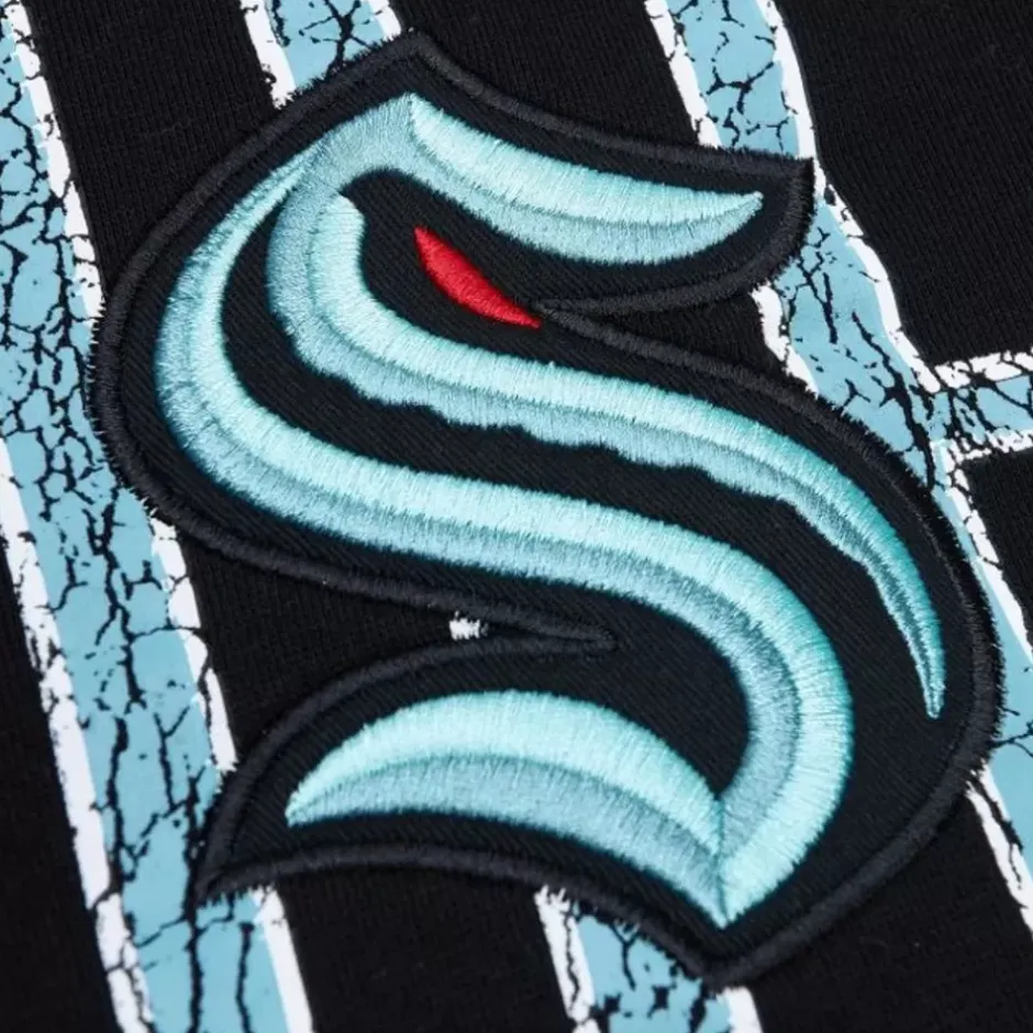 Men Mitchell & Ness Hoodies & Sweatshirts-Team Og Fleece 2.0 Seattle Kraken