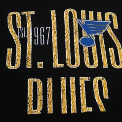 Men Mitchell & Ness Hoodies & Sweatshirts-Team Og Fleece 2.0 St. Louis Blues