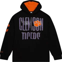 Men Mitchell & Ness Hoodies & Sweatshirts-Team Og Fleece Hoodie Clemson University