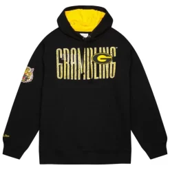 Men Mitchell & Ness Hoodies & Sweatshirts-Team Og Fleece Hoodie Grambling State University