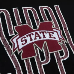 Men Mitchell & Ness Hoodies & Sweatshirts-Team Og Fleece Hoodie Mississippi State University