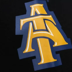 Men Mitchell & Ness Hoodies & Sweatshirts-Team Og Fleece Hoodie North Carolina A&T University