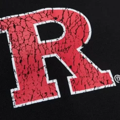Men Mitchell & Ness Hoodies & Sweatshirts-Team Og Fleece Hoodie Rutgers University