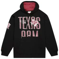 Men Mitchell & Ness Hoodies & Sweatshirts-Team Og Fleece Hoodie Texas A&M University