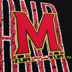 Men Mitchell & Ness Hoodies & Sweatshirts-Team Og Fleece Hoodie University Of Maryland