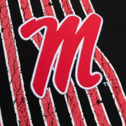 Men Mitchell & Ness Hoodies & Sweatshirts-Team Og Fleece Hoodie University Of Mississippi