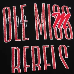 Men Mitchell & Ness Hoodies & Sweatshirts-Team Og Fleece Hoodie University Of Mississippi