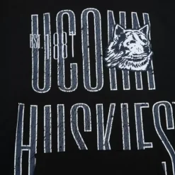 Men Mitchell & Ness Hoodies & Sweatshirts-Team Og Fleece Hoodie University Of Connecticut