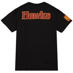 Men Mitchell & Ness T-Shirts & Tops-Team Og Premium Ss Tee Atlanta Hawks