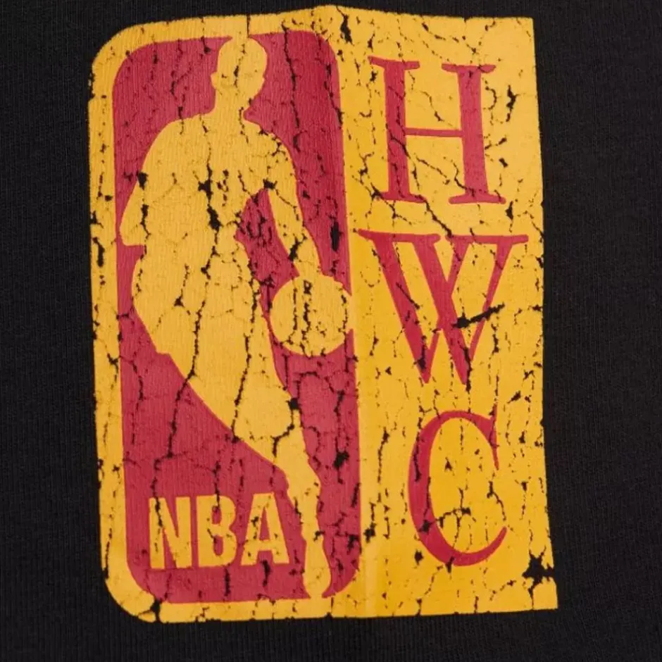 Men Mitchell & Ness T-Shirts & Tops-Team Og Premium Ss Tee Atlanta Hawks