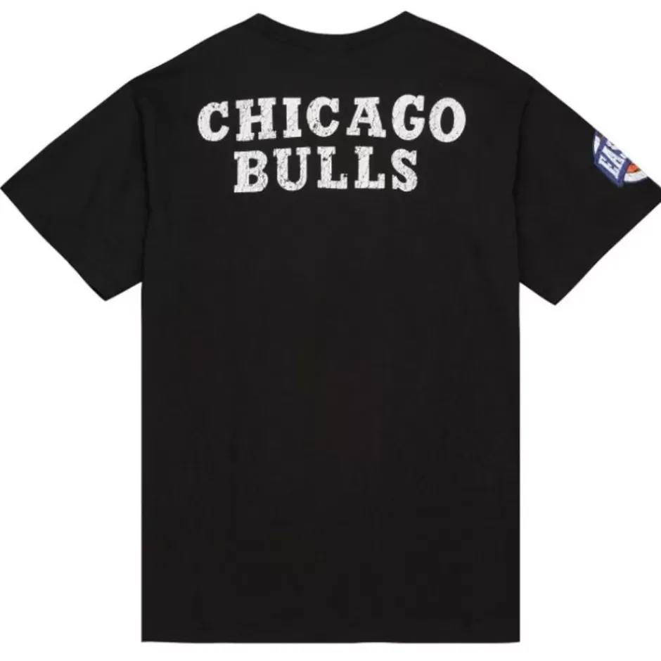Men Mitchell & Ness T-Shirts & Tops-Team Og Premium Ss Tee Chicago Bulls