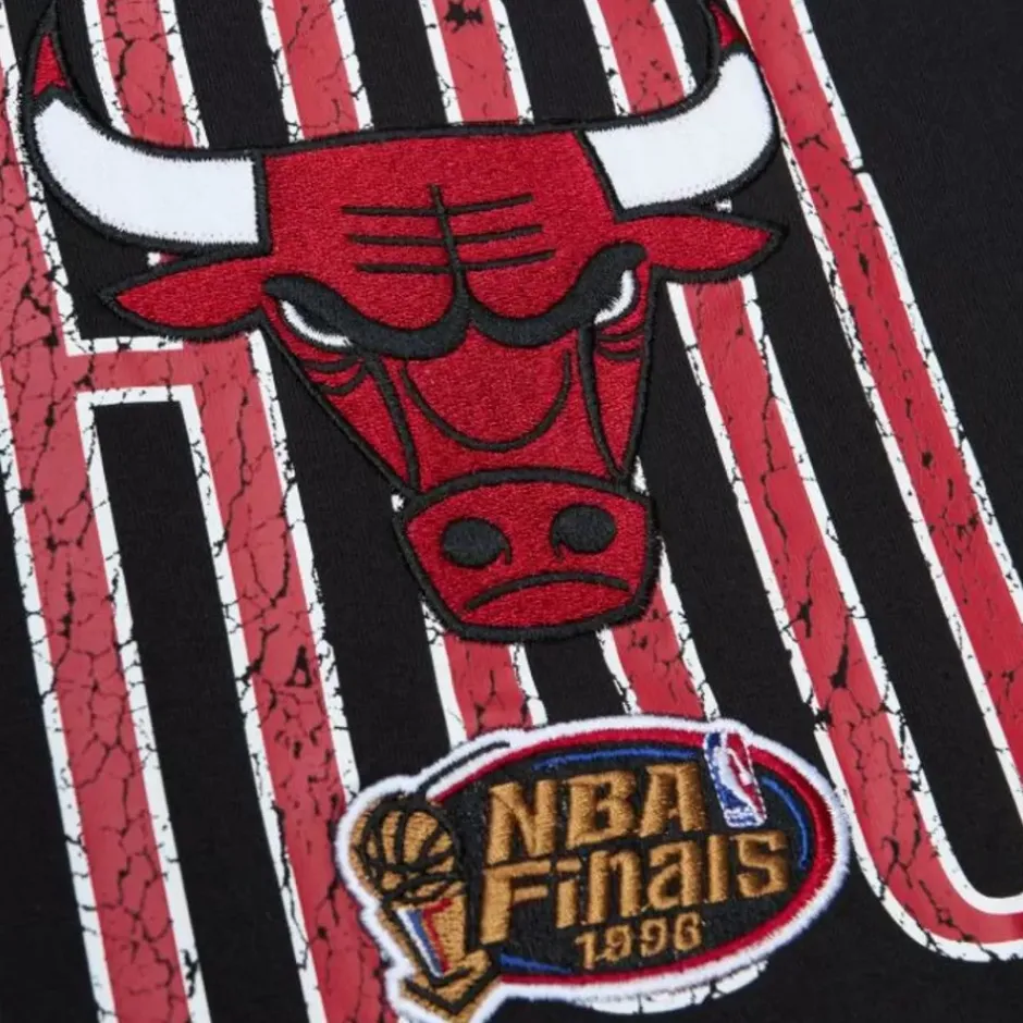 Men Mitchell & Ness T-Shirts & Tops-Team Og Premium Ss Tee Chicago Bulls