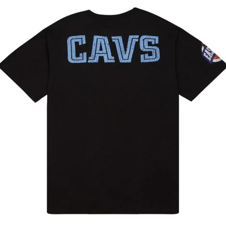 Men Mitchell & Ness T-Shirts & Tops-Team Og Premium Ss Tee Cleveland Cavaliers