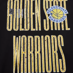 Men Mitchell & Ness T-Shirts & Tops-Team Og Premium Ss Tee Golden State Warriors