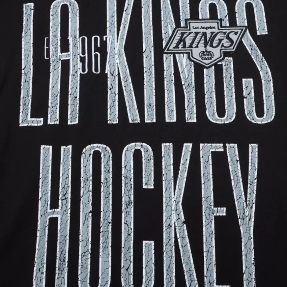 Men Mitchell & Ness T-Shirts & Tops-Team Og Premium Ss Tee Los Angeles Kings