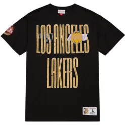 Men Mitchell & Ness T-Shirts & Tops-Team Og Premium Ss Tee Los Angeles Lakers