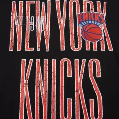 Men Mitchell & Ness T-Shirts & Tops-Team Og Premium Ss Tee New York Knicks