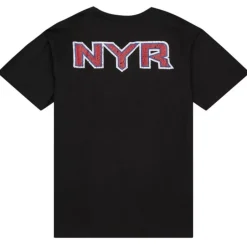 Men Mitchell & Ness T-Shirts & Tops-Team Og Premium Ss Tee New York Rangers