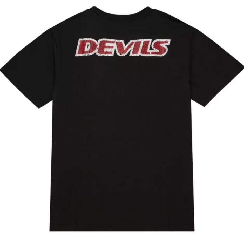 Men Mitchell & Ness T-Shirts & Tops-Team Og Premium Ss Tee New Jersey Devils