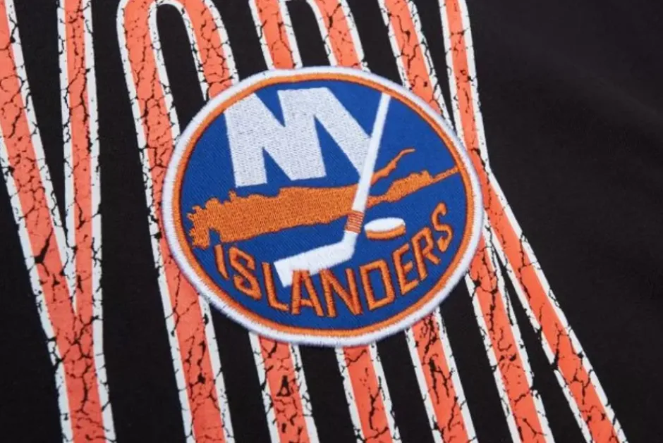 Men Mitchell & Ness T-Shirts & Tops-Team Og Premium Ss Tee New York Islanders