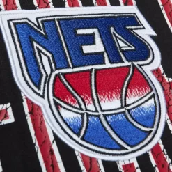 Men Mitchell & Ness T-Shirts & Tops-Team Og Premium Ss Tee New Jersey Nets