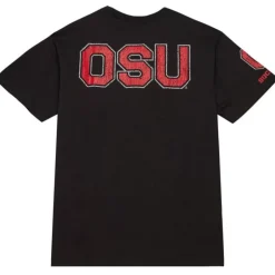 Men Mitchell & Ness T-Shirts & Tops-Team Og Premium Ss Tee Ohio State