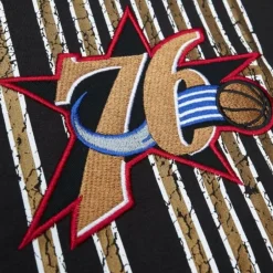Men Mitchell & Ness T-Shirts & Tops-Team Og Premium Ss Tee Philadelphia 76Ers