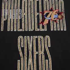 Men Mitchell & Ness T-Shirts & Tops-Team Og Premium Ss Tee Philadelphia 76Ers