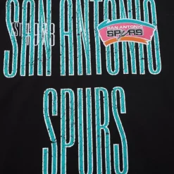 Men Mitchell & Ness T-Shirts & Tops-Team Og Premium Ss Tee San Antonio Spurs