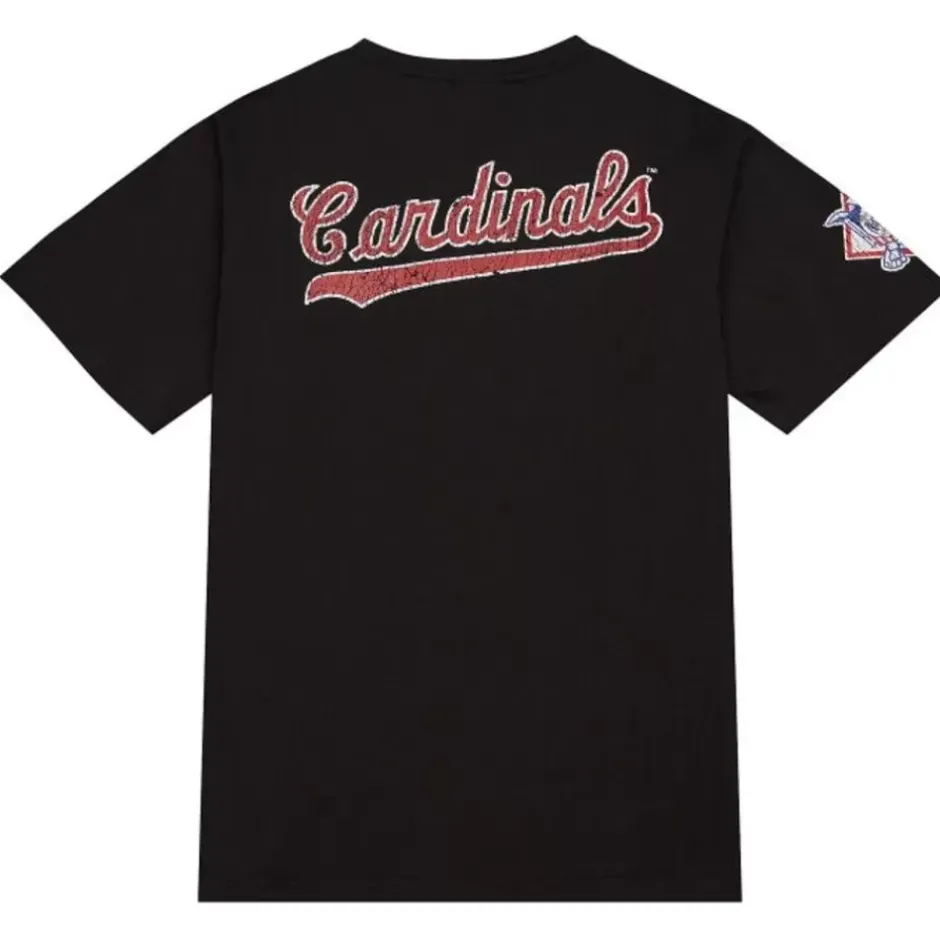 Men Mitchell & Ness T-Shirts & Tops-Team Og Premium Ss Tee St. Louis Cardinals