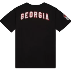 Men Mitchell & Ness T-Shirts & Tops-Team Og Premium Ss Tee University Of Georgia