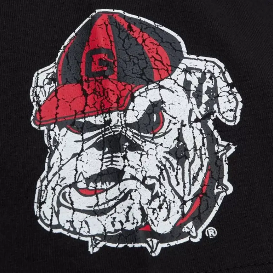 Men Mitchell & Ness T-Shirts & Tops-Team Og Premium Ss Tee University Of Georgia
