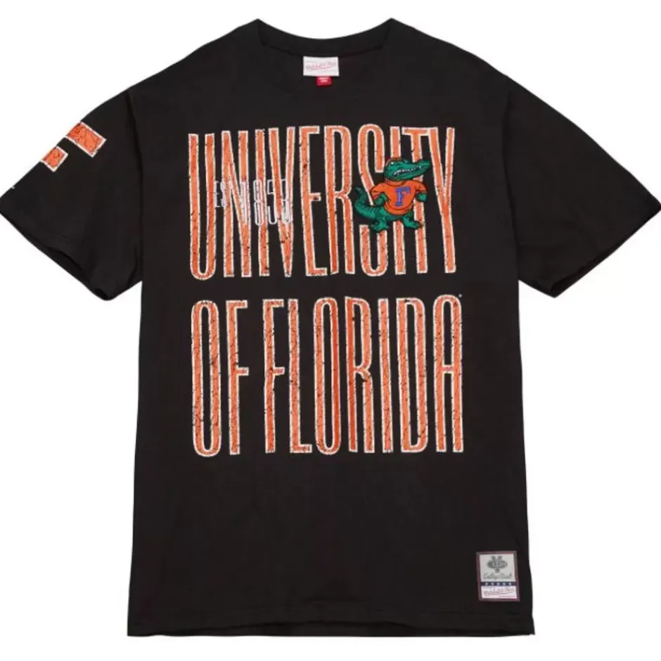 Men Mitchell & Ness T-Shirts & Tops-Team Og Premium Ss Tee University Of Florida