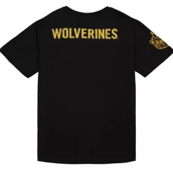 Men Mitchell & Ness T-Shirts & Tops-Team Og Premium Ss Tee University Of Michigan